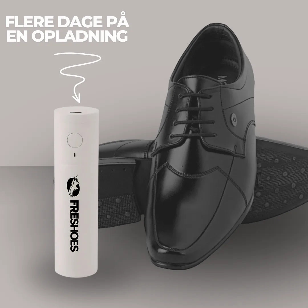 Freshoes lugtfjerner til sko ved siden af sko